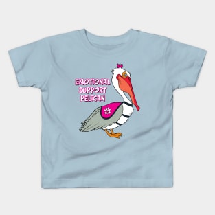 Emotional Support Pelican Kids T-Shirt